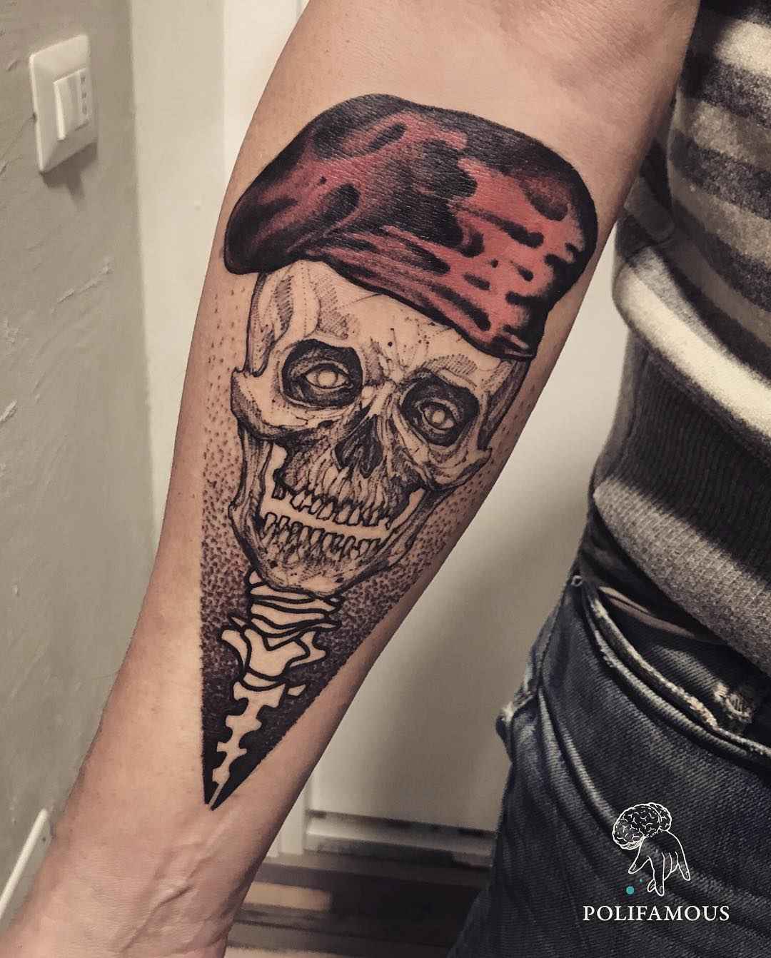 Tattoo artist Conio black authors sketch style tattoo - abstract, surrealistic | Milan, Italy