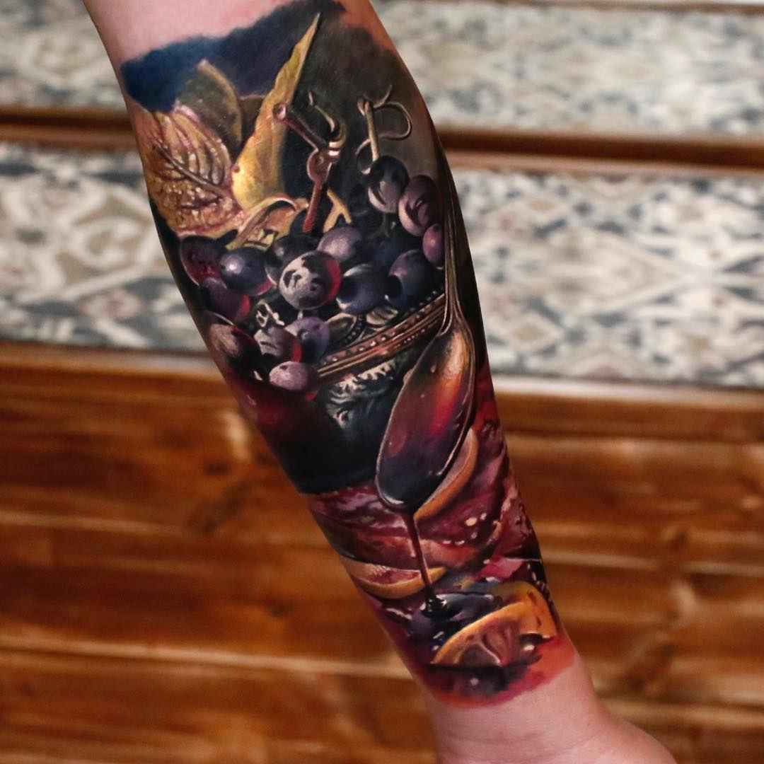 Tattoo artist Goran Micic color realistic tattoo | Macedonia