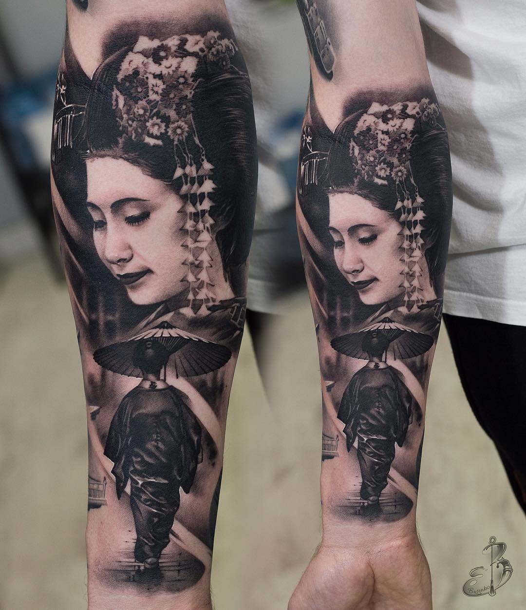 Tattoo artist Sergey Butenko, authors color and black and grey realistic tattoo | Wroclaw, Poland
