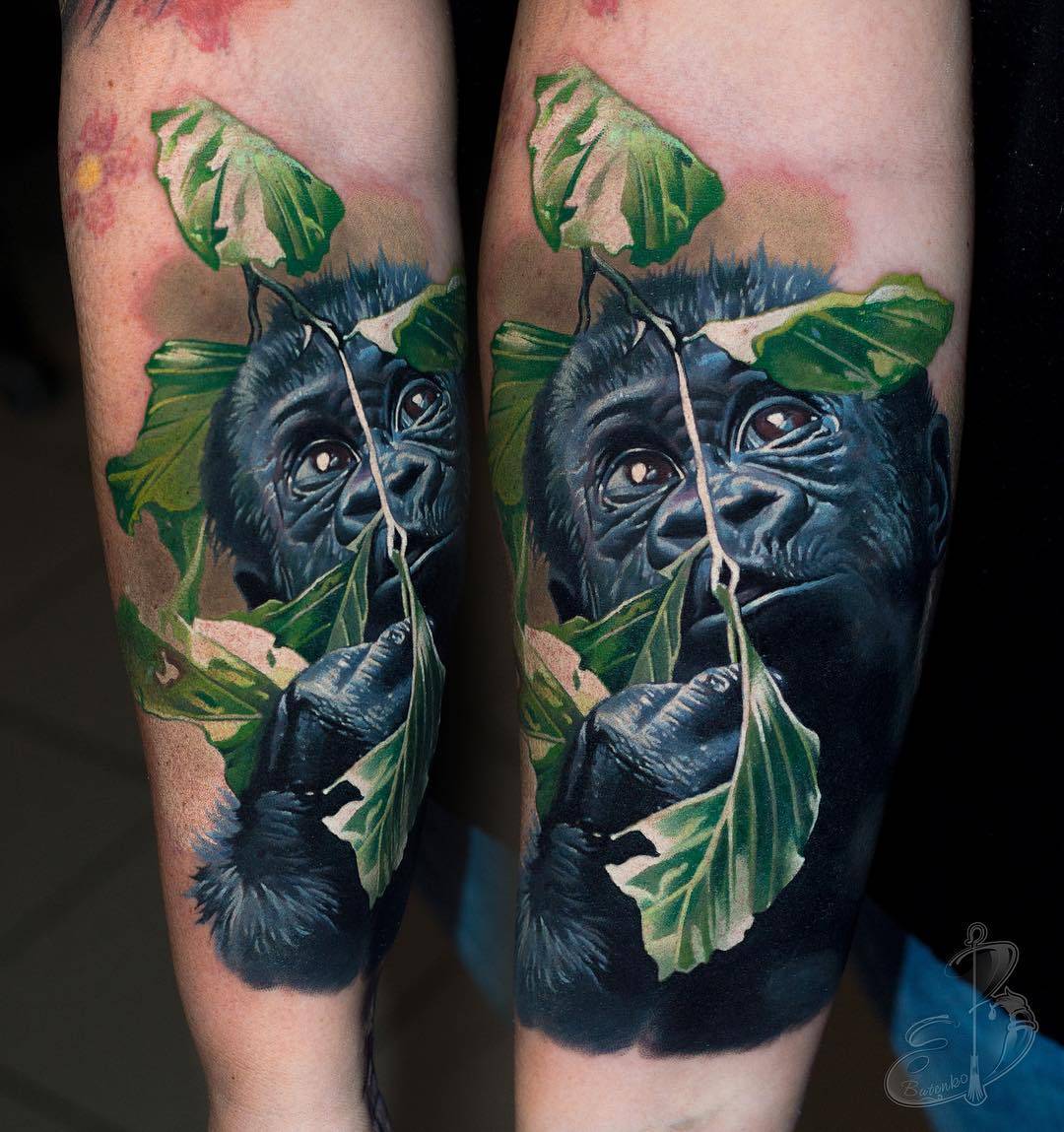 Tattoo artist Sergey Butenko, authors color and black and grey realistic tattoo | Wroclaw, Poland