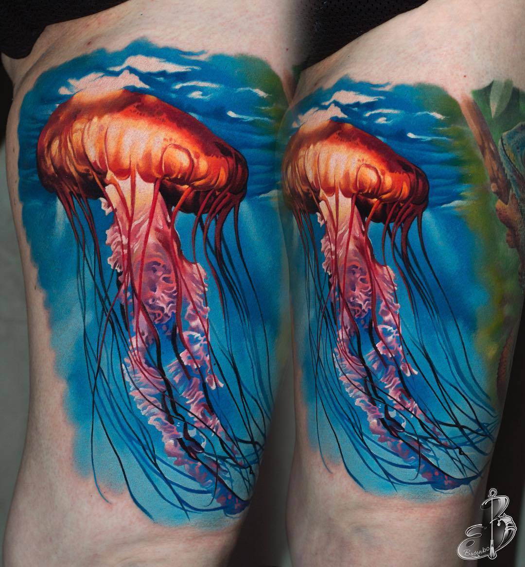 Tattoo artist Sergey Butenko, authors color and black and grey realistic tattoo | Wroclaw, Poland