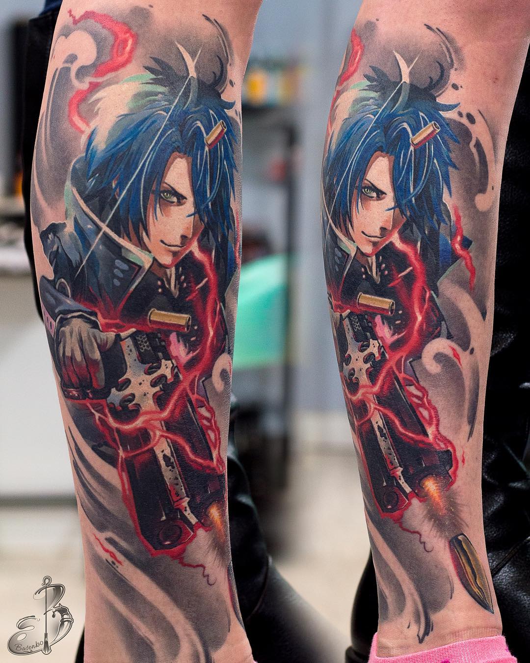 Tattoo artist Sergey Butenko, authors color and black and grey realistic tattoo | Wroclaw, Poland