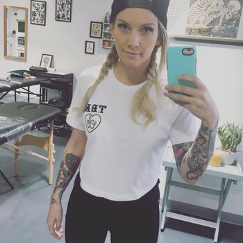Tattoo artist Carly Kawaii Kroll