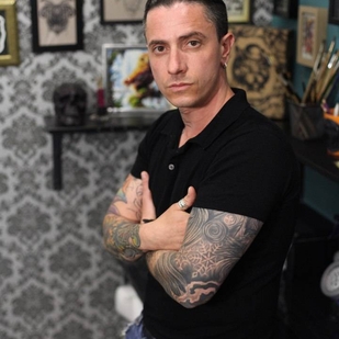 🔥 Hot photos, model's portfolio  #28647 Tattoo model Oleg Okun