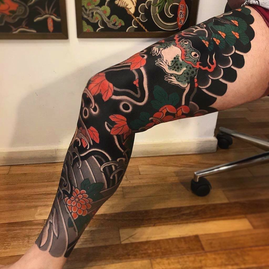 Ageless classic of Japanese traditional tattoo by Ian Det