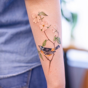 Female Color  tattoo on Forearm #51936 | Tattoo Artist Franky Yang