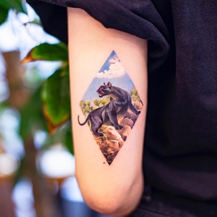 Female Color  tattoo on Shoulder #51932 | Tattoo Artist Franky Yang