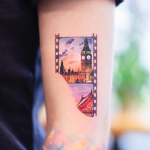 Female Color  tattoo on Shoulder #51944 | Tattoo Artist Franky Yang