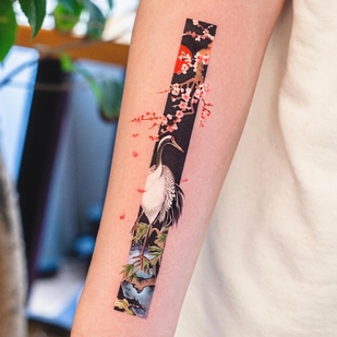 Female Color  tattoo on Forearm #51935 | Tattoo Artist Franky Yang