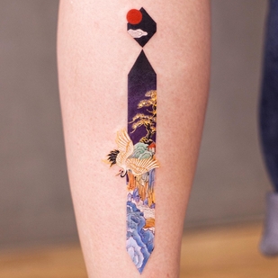 Female Color  tattoo #51929 | Tattoo Artist Franky Yang