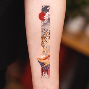 Female Color  tattoo on Forearm #51964 | Tattoo Artist Franky Yang