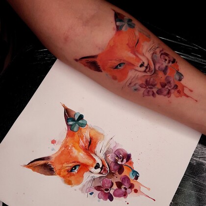 Tattoo Idea # Tattoo Artist Lina Fiopentova
