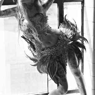 🔥 Hot photos, model's portfolio  #8670 Tattoo model Sara Fabel