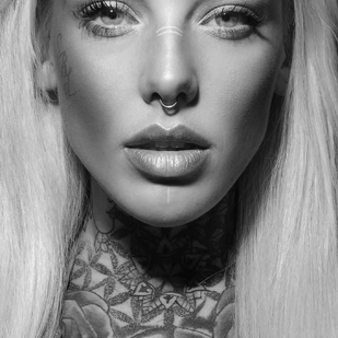 🔥 Hot photos, model's portfolio  #9851 Tattoo model Lauren Brock