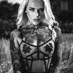 🔥 Hot photos, model's portfolio  #9866 Tattoo model Lauren Brock