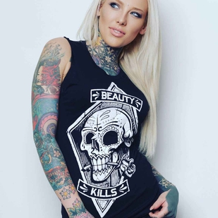 🔥 Hot photos, model's portfolio  #9876 Tattoo model Lauren Brock