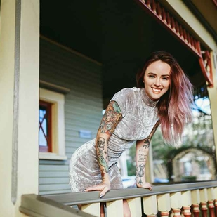 🔥 Hot photos, model's portfolio  #8780 Tattoo model Alysha Nett