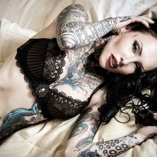 🔥 Hot photos, model's portfolio  #9443 Tattoo model Makani Terror
