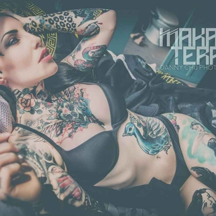🔥 Hot photos, model's portfolio  #9415 Tattoo model Makani Terror