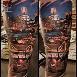 tattoo #7856 | Tattoo Artist Aleksandr Sigal Romashev