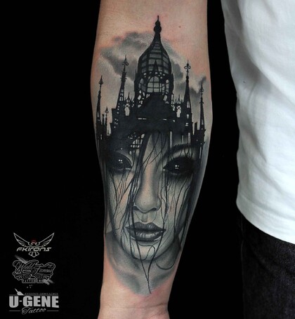 Tattoo Idea #8534 Tattoo Artist Evgeniy U-Gene Goryachiy