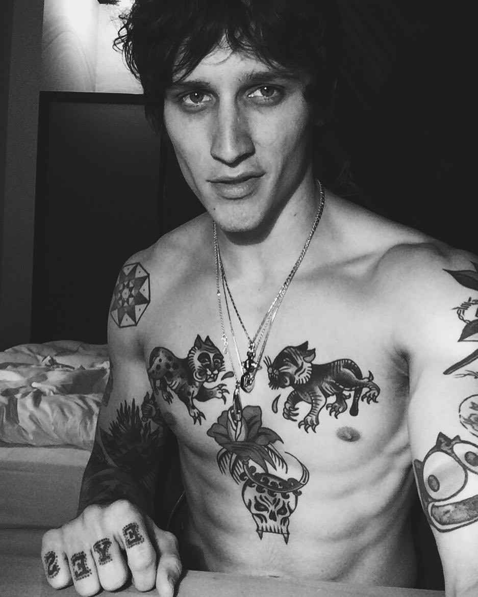 纹身模特Leebo Freeman，男性另类摄影模特，DJ | 英国伦敦