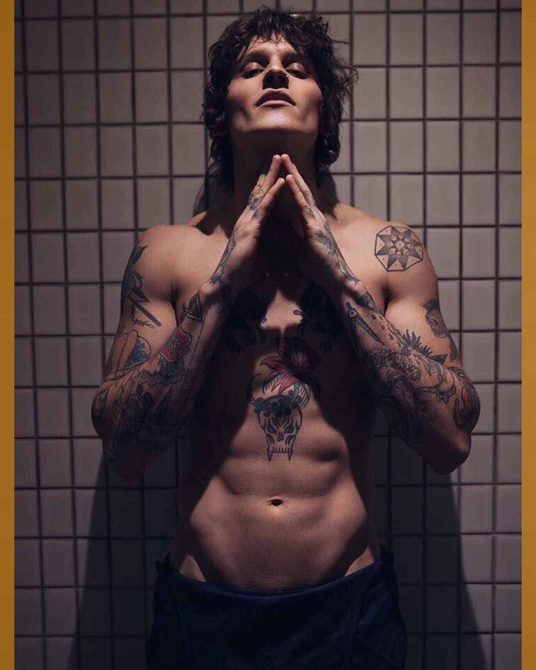 纹身模特Leebo Freeman，男性另类摄影模特，DJ | 英国伦敦