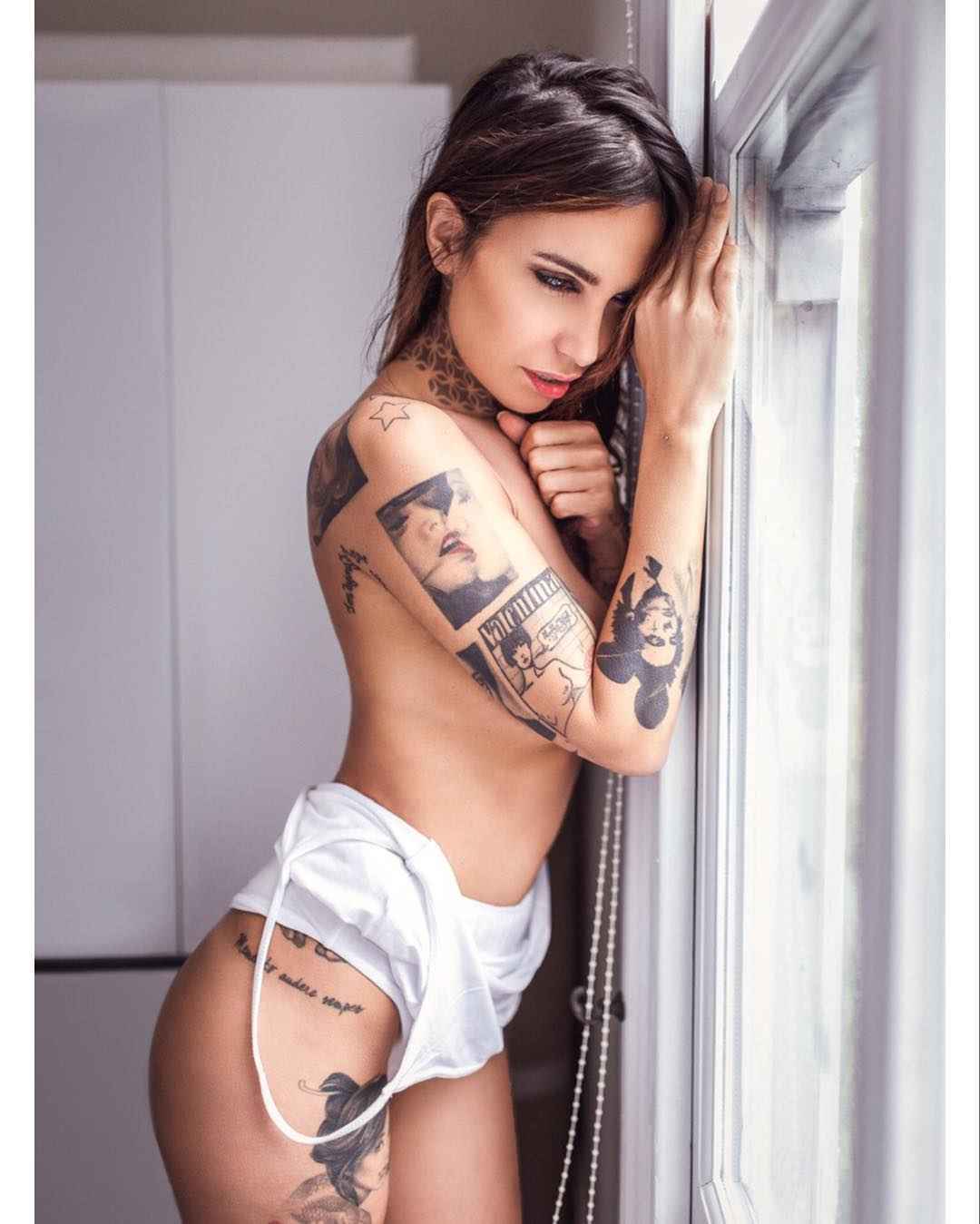 Tattooed model Siria De Fazio , alternative photo model, inked girl | Milan, Italy