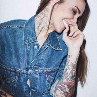 🔥 Hot photos, model's portfolio  #17669 Tattoo model Siria De Fazio