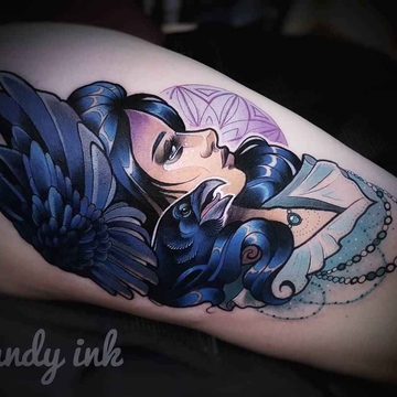 Tattoo artist Laura Konieczna