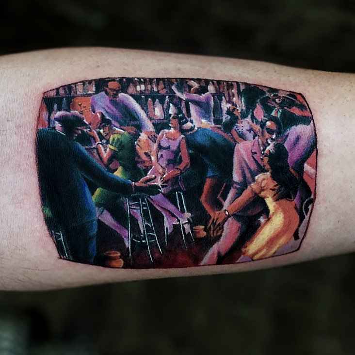 Tattoo artist Serkan Demirboga authors color and black tattoos, watercolor, sketch, minimalism | Turkey