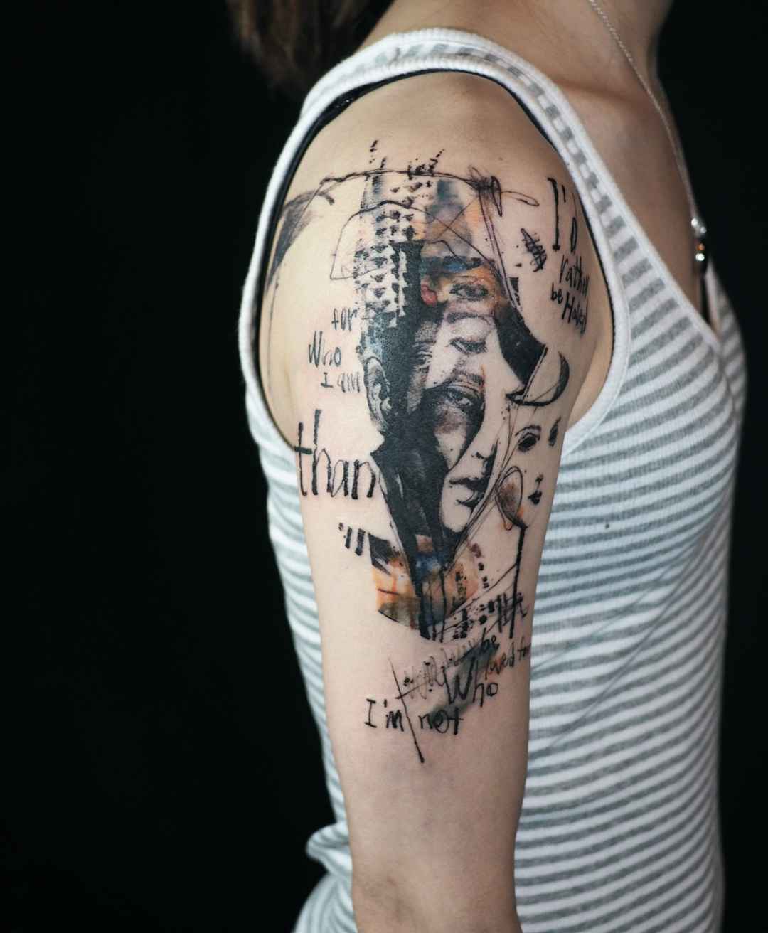 Tattoo artist NADi black and color authors sketch tattoo | Korea