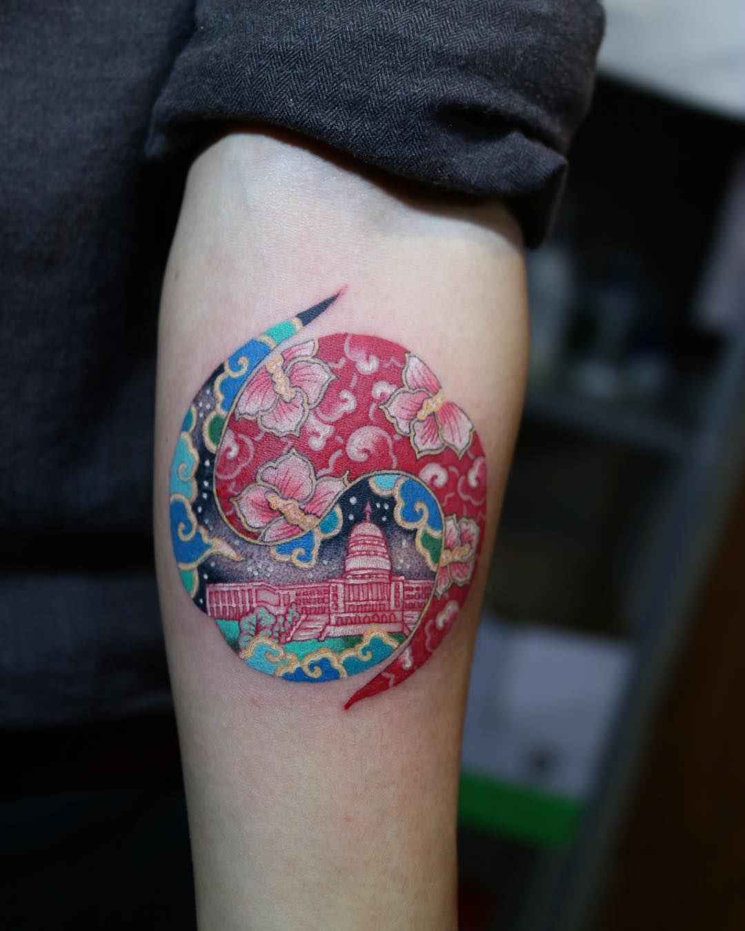 Tatuerare Pitta color Korean traditional tattoo, författarstil | Seoul, Sydkorea