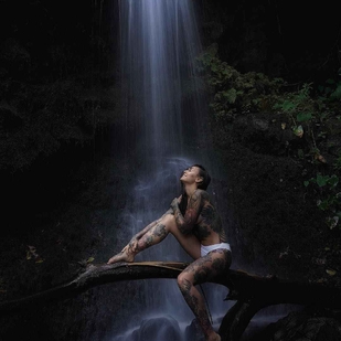 🔥 Hot photos, model's portfolio  #17716 Tattoo model Michelle Maron