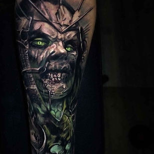 tattoo #17405 | Tattoo Artist Vainius Anomaly