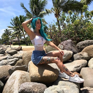 🔥 Hot photos, model's portfolio  #17395 Tattoo model Billie Beever