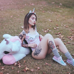 🔥 Hot photos, model's portfolio  #28827 Tattoo model Mica