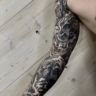 tattoo #28892 | Tattoo Artist Denis Pokazanoff