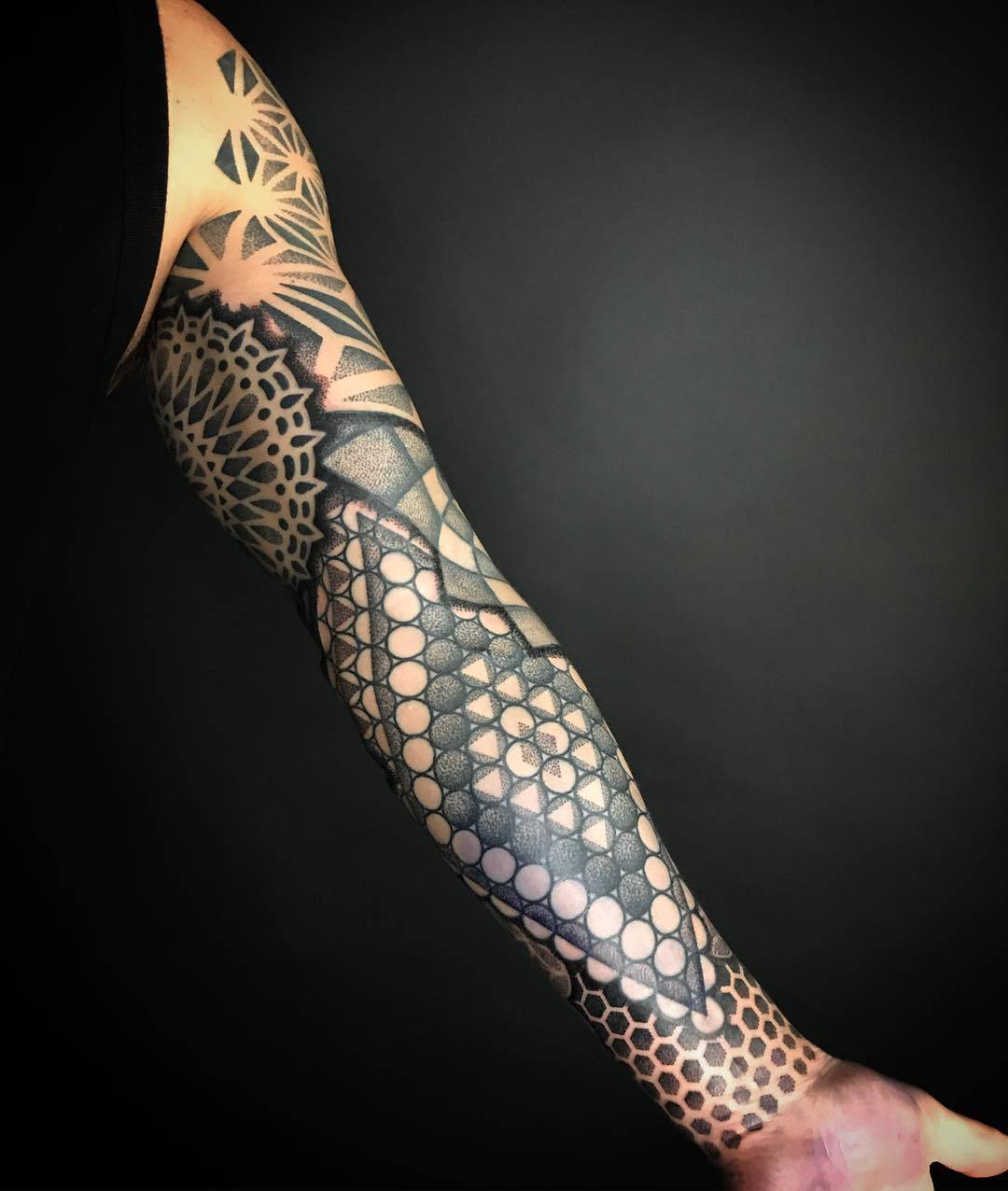 Dotwork ornamental tattoo by Deryn Twelve | iNKPPL