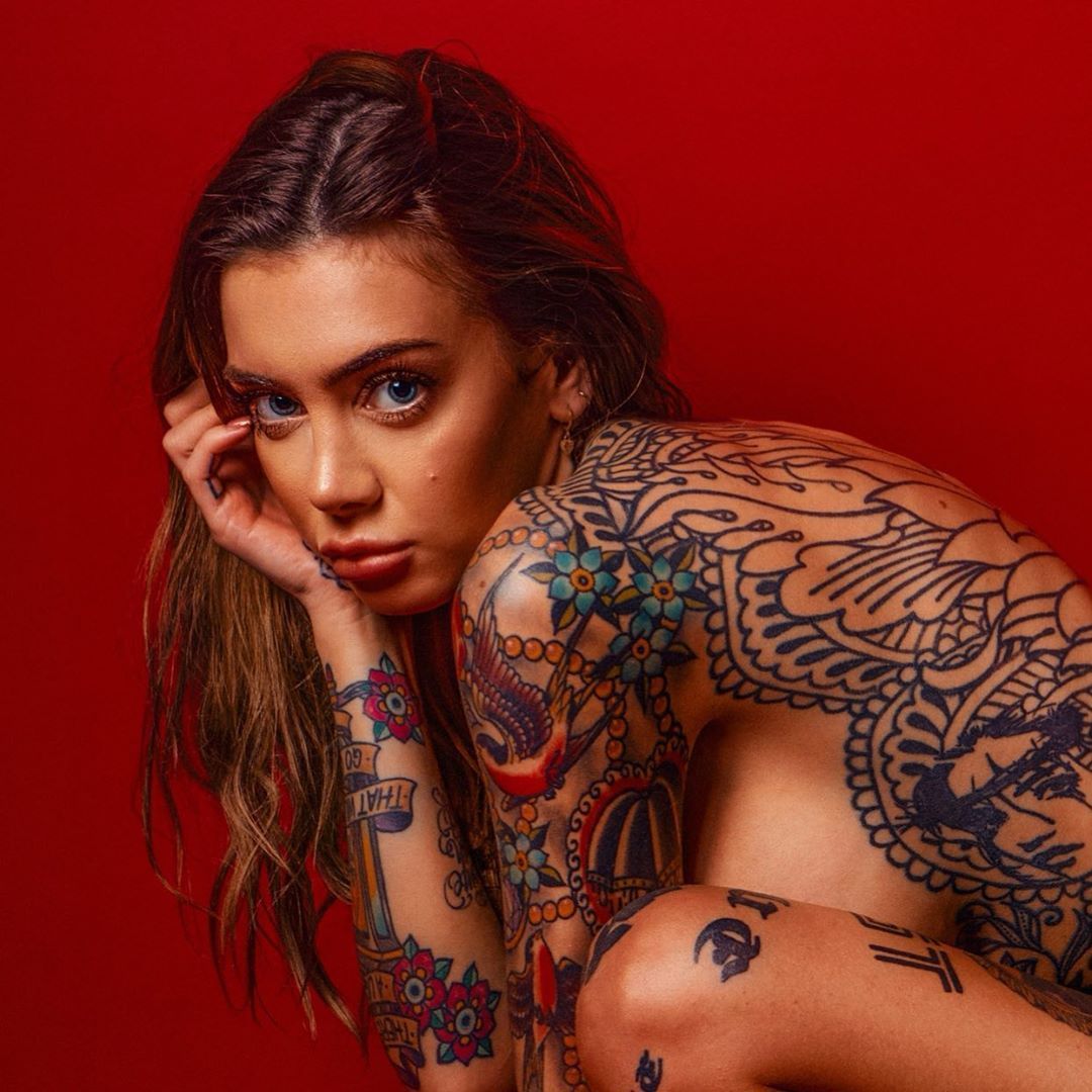 Modelo tatuada Selina semc, modelo de fotografía alternativa |  Reino Unido