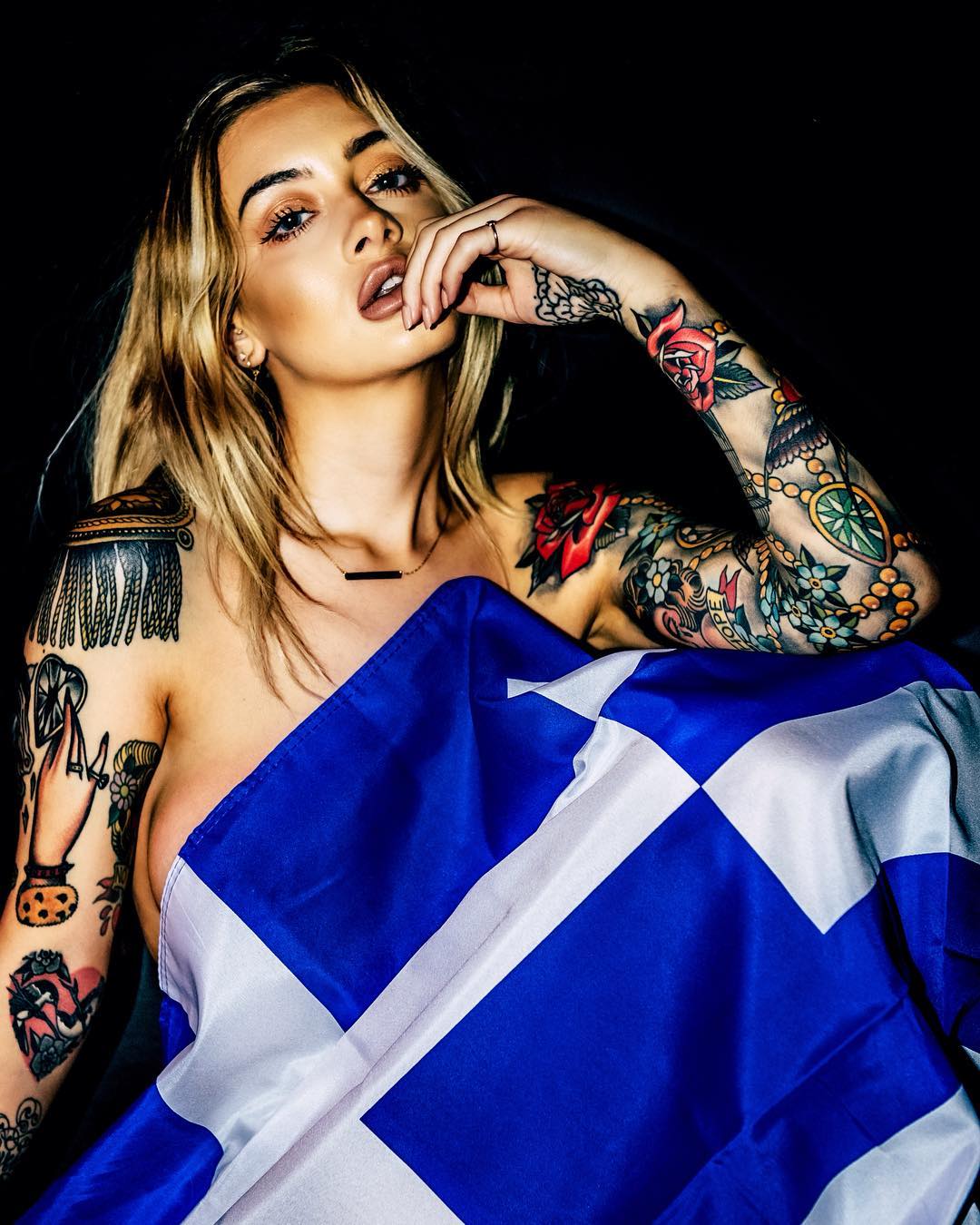 Tattooed model Selina semc, alternative photo model | United Kingdom