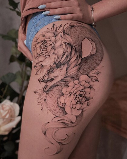 Tattoo Idea # Tattoo Artist Varvara Romanchuk