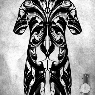 tattoo on Back #65612 | Tattoo Artist ROMAN MIGURA