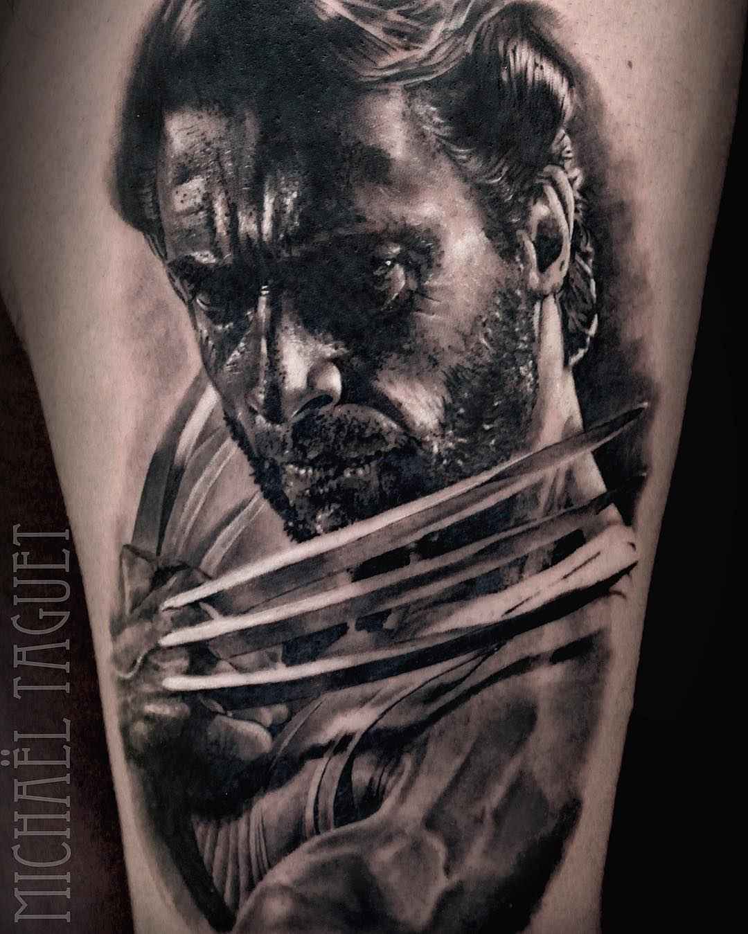 Tattoo artist Michael Taguet authors tattoos in color and black&grey realism | France