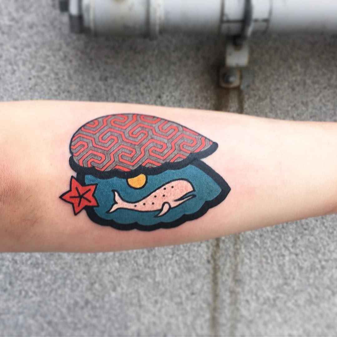 Tattoo artist Kimsany , authors color oriental Korean tattoo | Korea