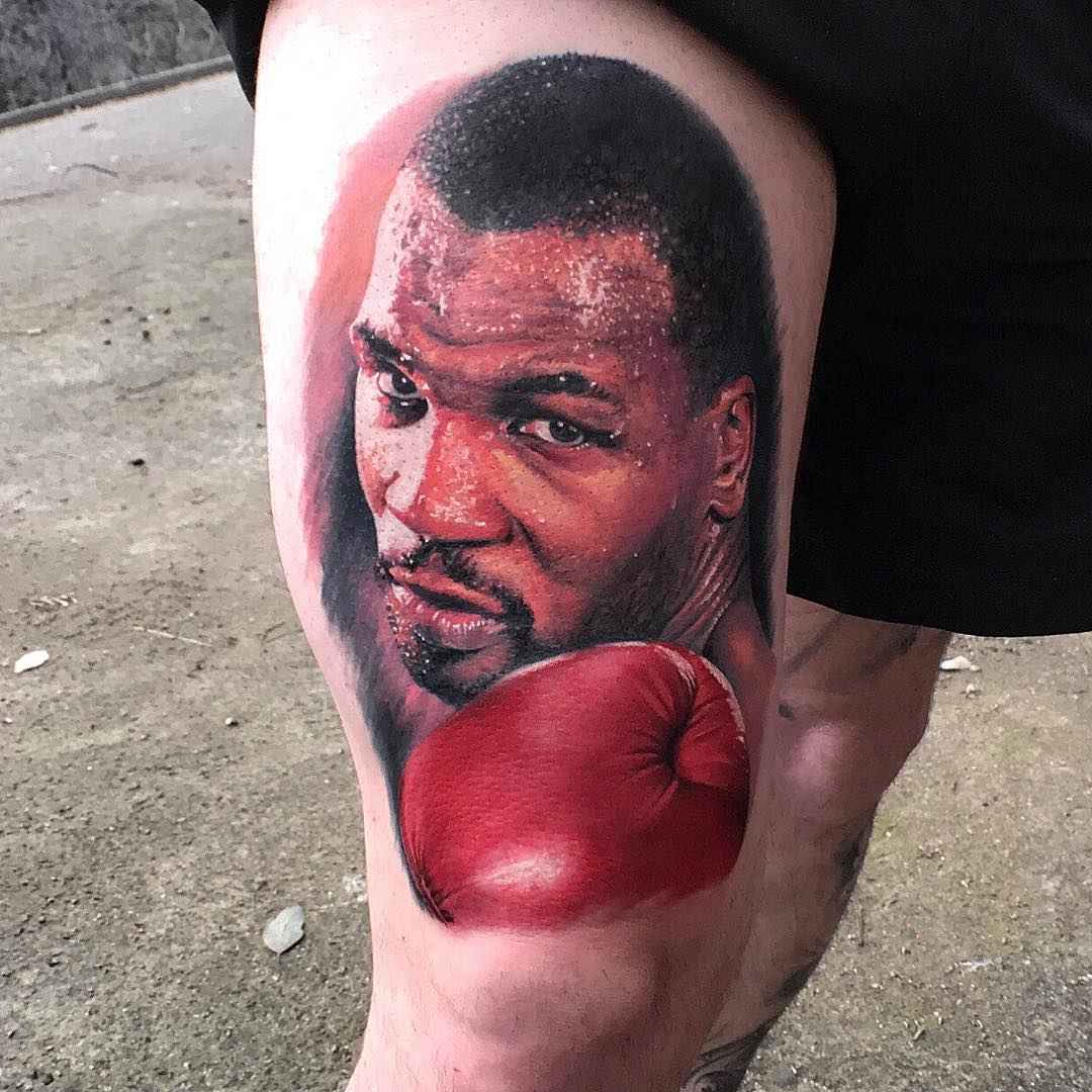 Tattoo artist Chris Nieves color and black and grey portrait realism | Australia