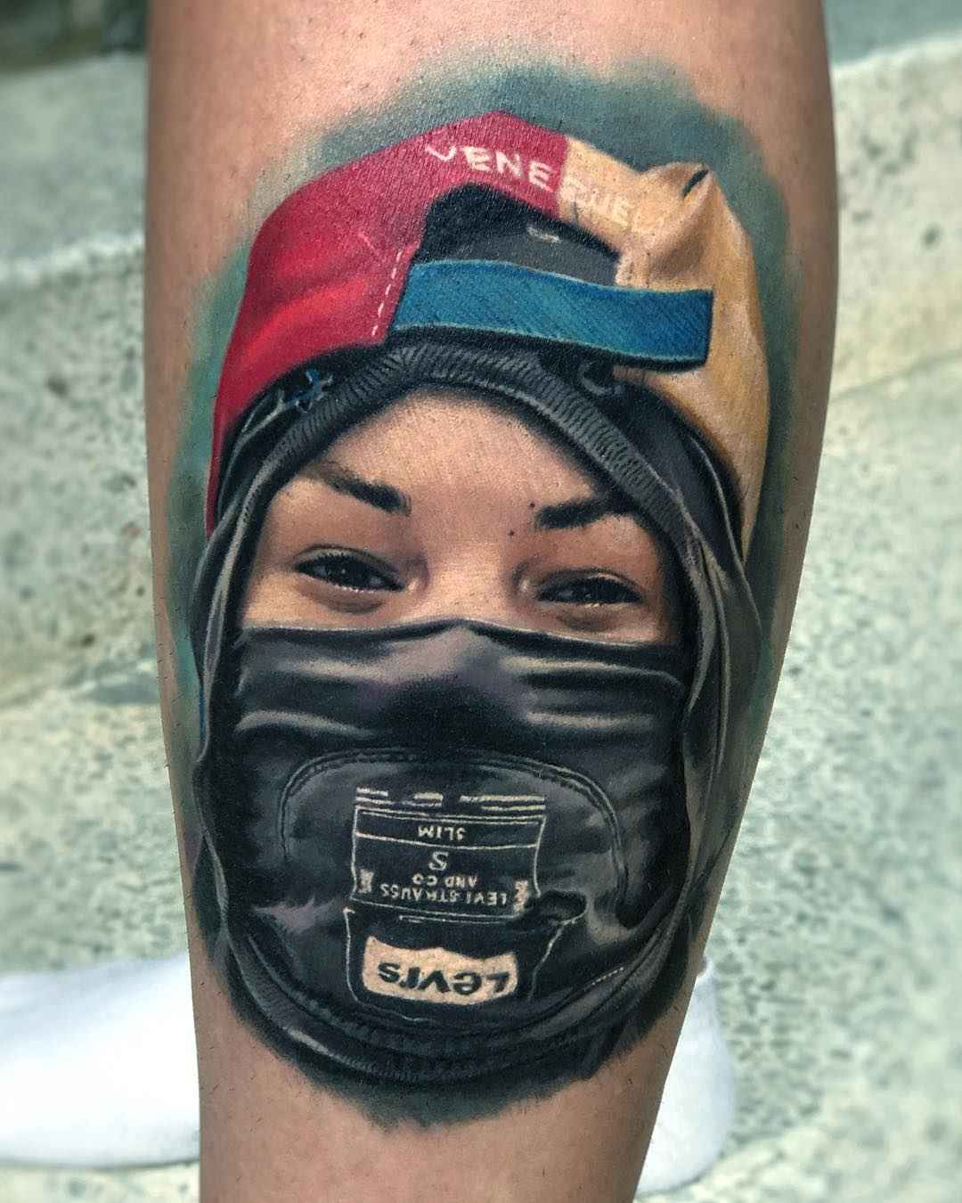 Tattoo艺术家Emersson Pabon的彩色和黑白肖像写实作品 | 委内瑞拉加拉加斯