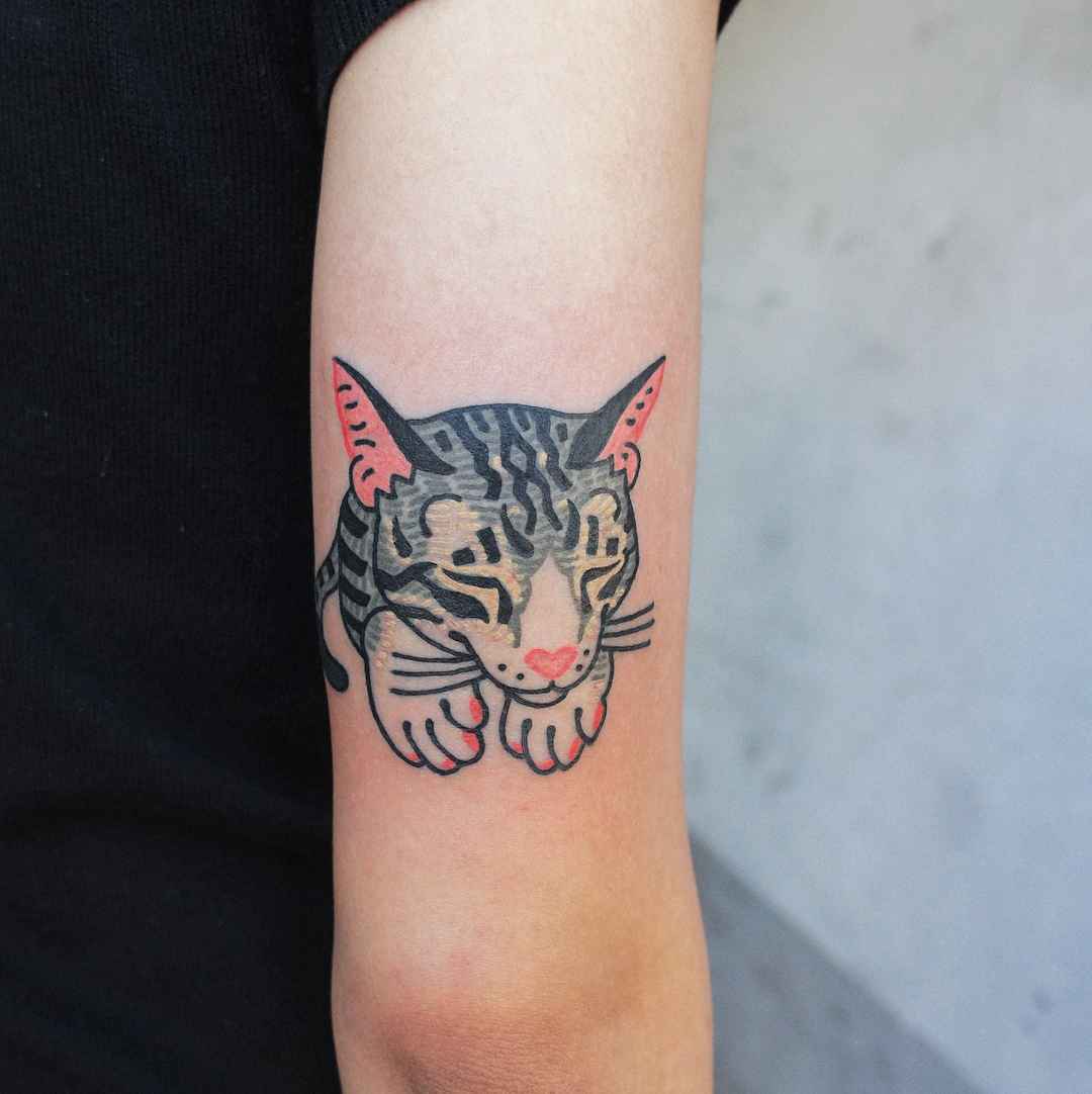 纹身艺术家Kimsany，创作东方韩国风格彩色纹身 | 韩国