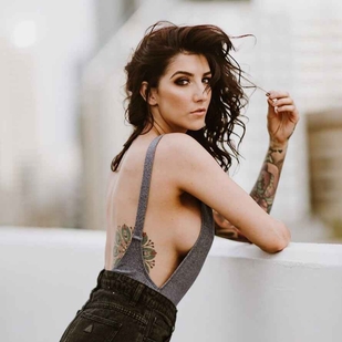 🔥 Hot photos, model's portfolio  #18383 Tattoo model Candice Retell