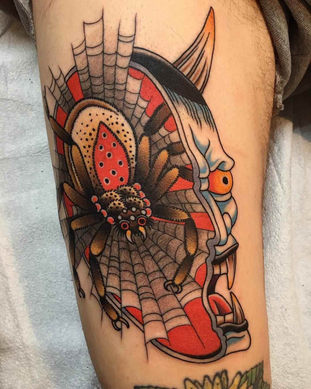 Tattoo artist Gregory Whitehead authors style color traditional tattoo | USA